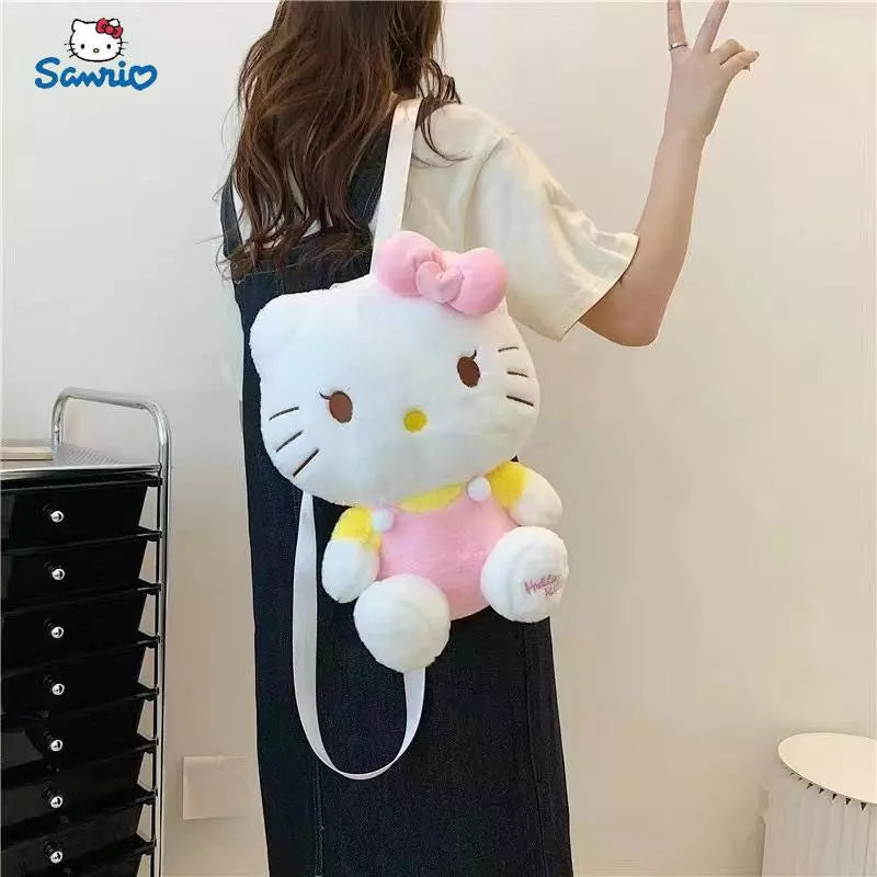 Hello Kitty Kawaii Plushie Backpack