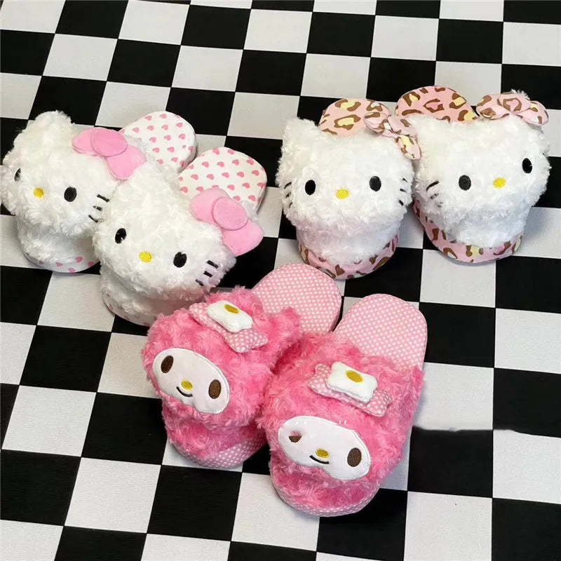 Sanrio Hello Kitty Plush Slippers