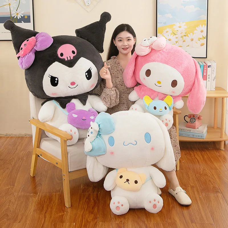 40/50cm Kawaii Sanrio Kuromi My Melody Cinnamoroll Plush