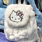 Hello Kitty Plush School Bag