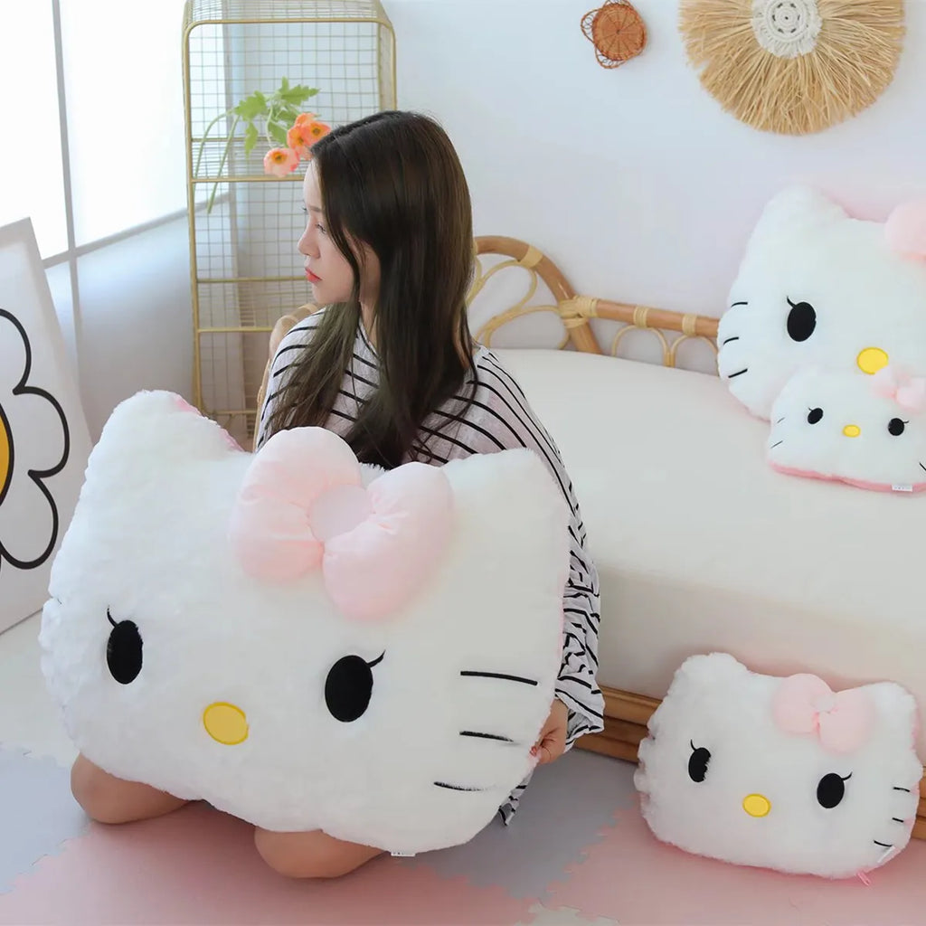 Sanrio Hello Kitty Plush Pillow/Blanket