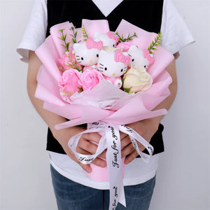 Hello Kitty Paper Plush Bouquet