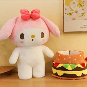 New Hamburger Kuromi My Melody Cartoon Plush Doll