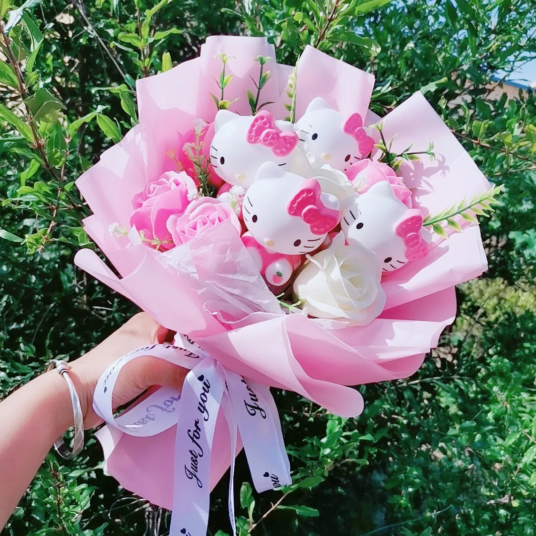 Hello Kitty Paper Plush Bouquet