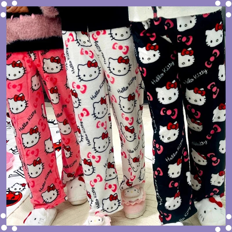 Kawaii Sanrio Styled Y2K Pajamas Bottom Shorts/Pants