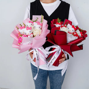 Hello Kitty Paper Plush Bouquet