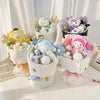 Cute Sanrio Hello Kitty Plush Doll Bouquet Basket